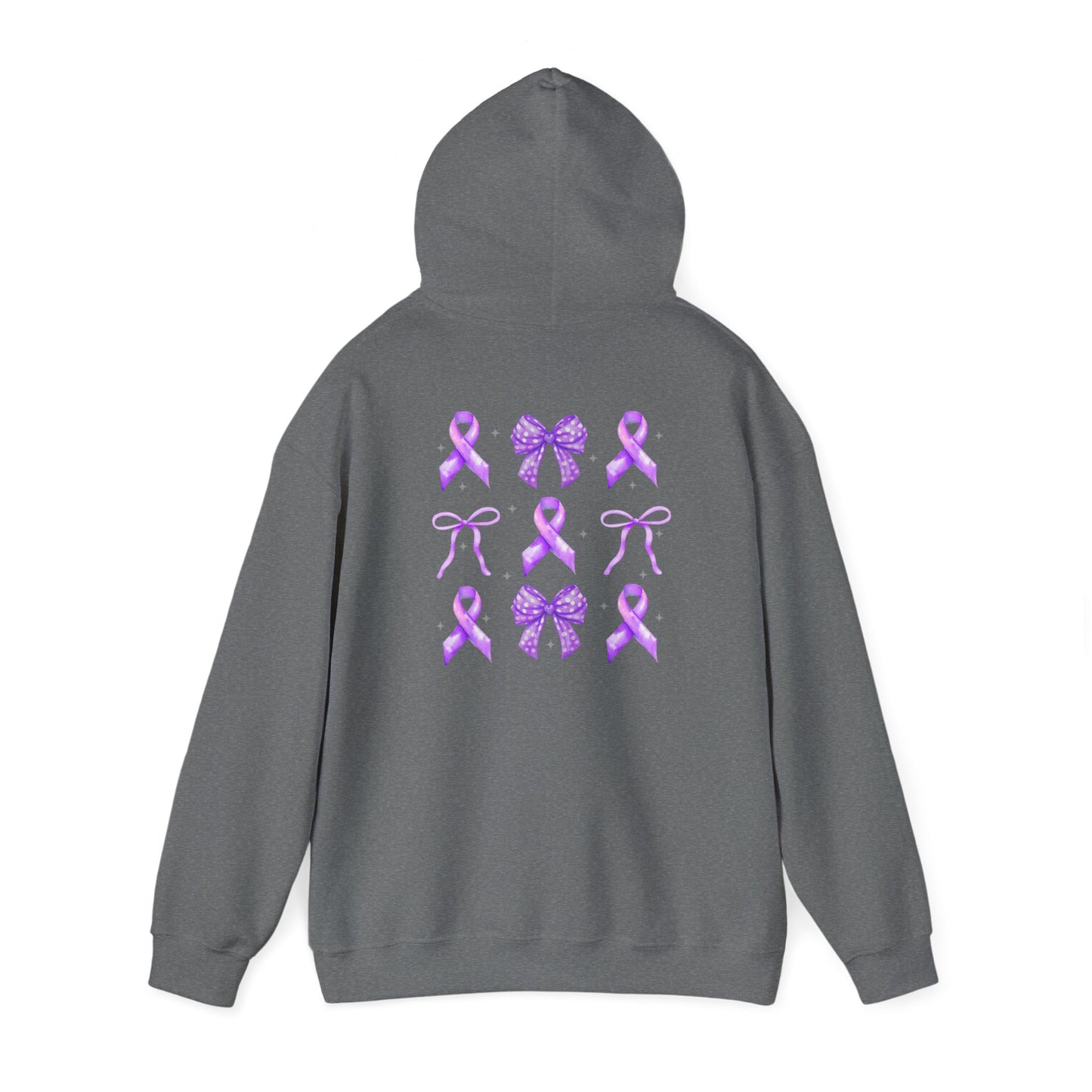Purple Ribbon/Hodgkin Lymphoma Hooded Sweatshirt