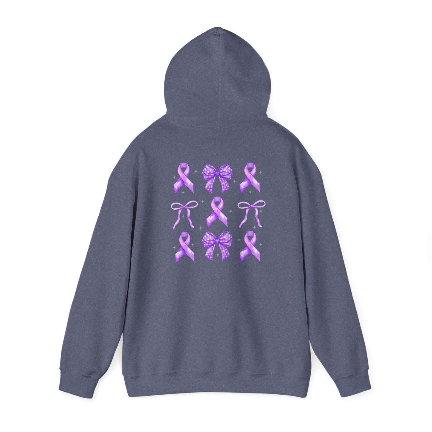 Purple Ribbon/Hodgkin Lymphoma Hooded Sweatshirt