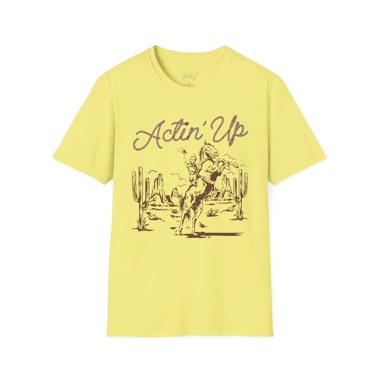 'Actin' Up' Vintage Western T-Shirt