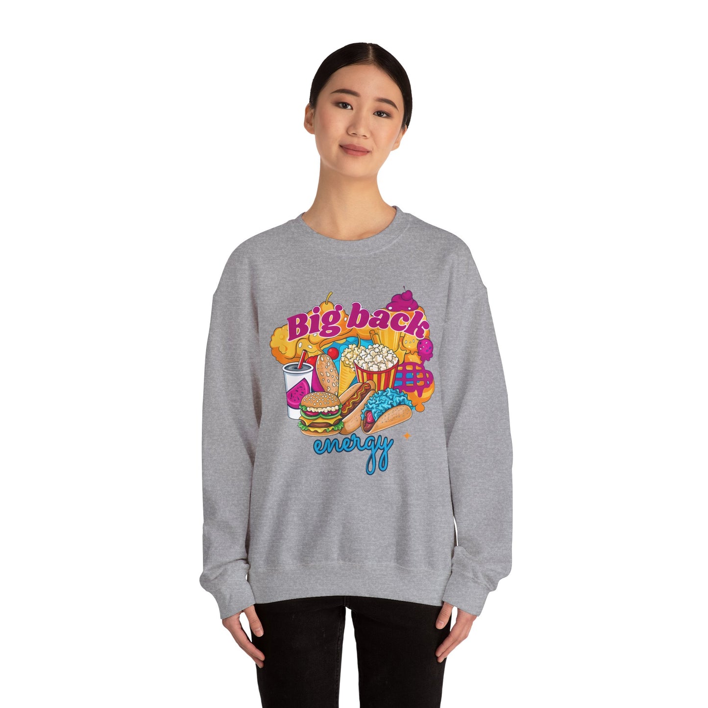 'Big Back Energy' Crewneck Sweatshirt