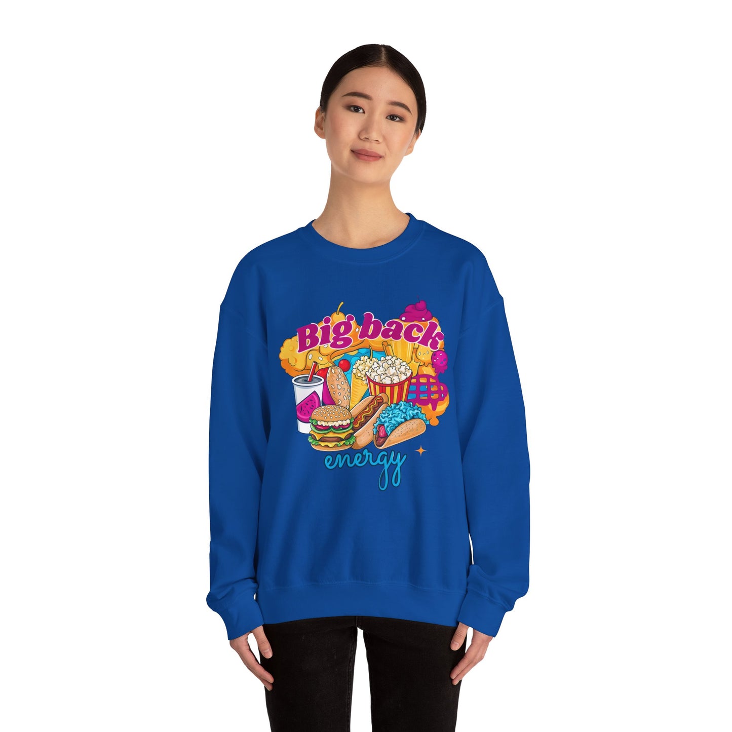 'Big Back Energy' Crewneck Sweatshirt