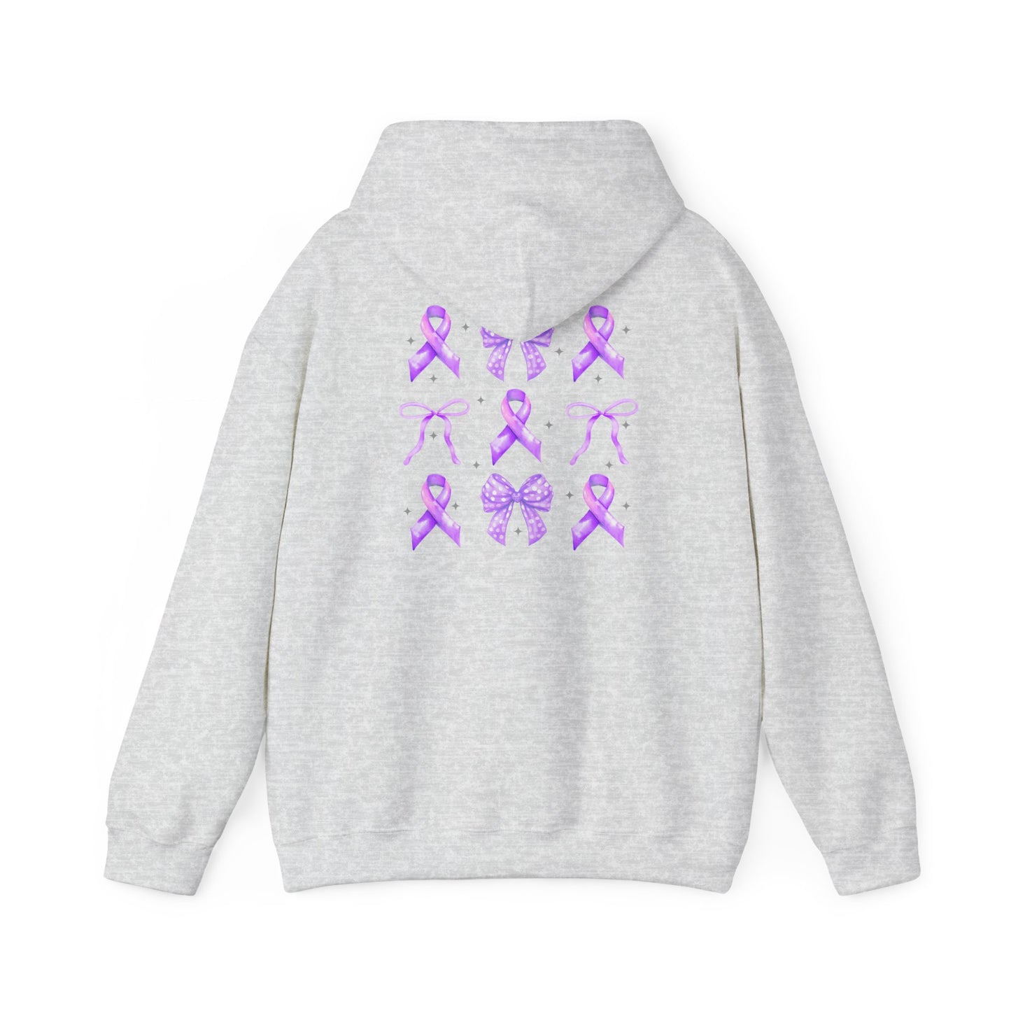 Purple Ribbon/Hodgkin Lymphoma Hooded Sweatshirt