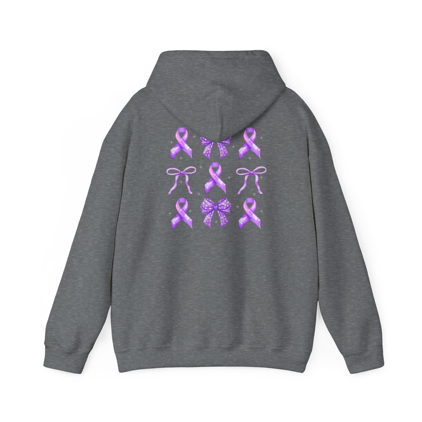 Purple Ribbon/Hodgkin Lymphoma Hooded Sweatshirt