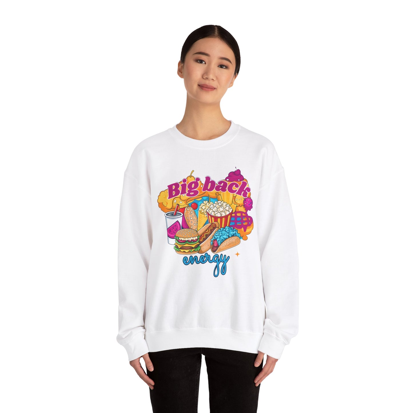 'Big Back Energy' Crewneck Sweatshirt