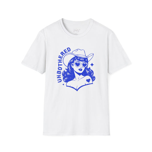 'Unbothered' Retro Cowgirl T-Shirt