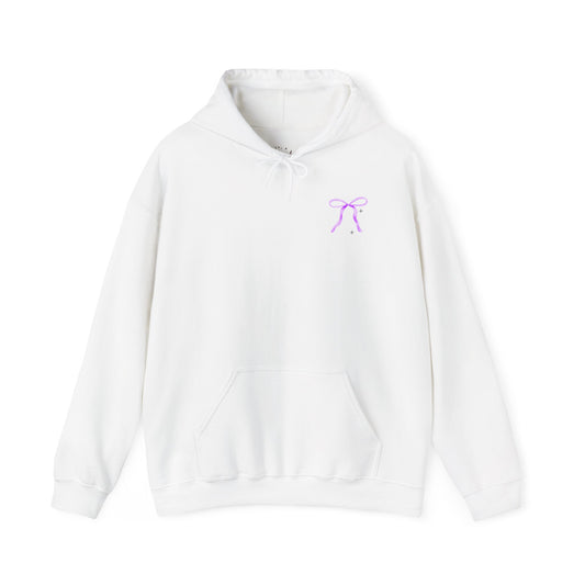 Purple Ribbon/Hodgkin Lymphoma Hooded Sweatshirt