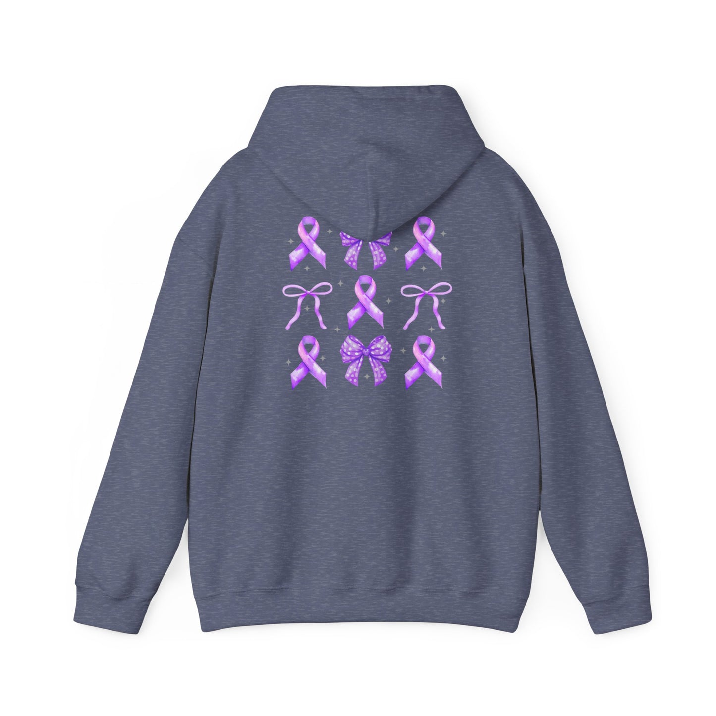 Purple Ribbon/Hodgkin Lymphoma Hooded Sweatshirt