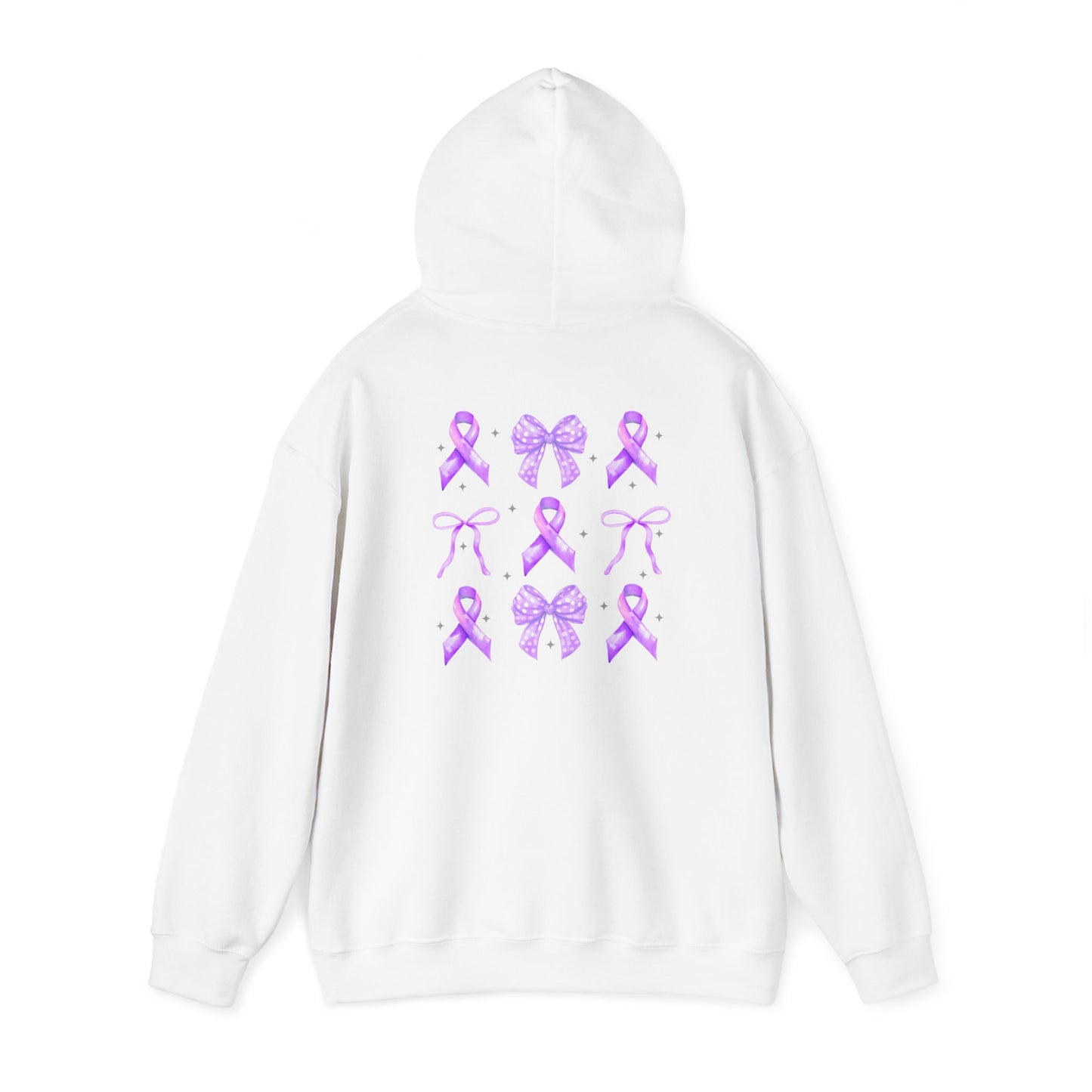 Purple Ribbon/Hodgkin Lymphoma Hooded Sweatshirt