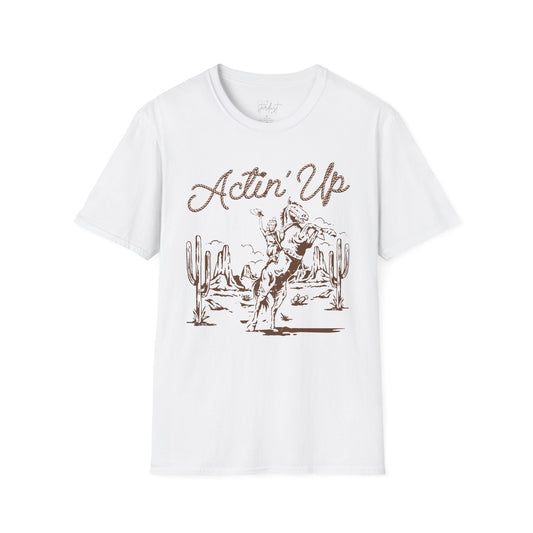 'Actin' Up' Vintage Western T-Shirt